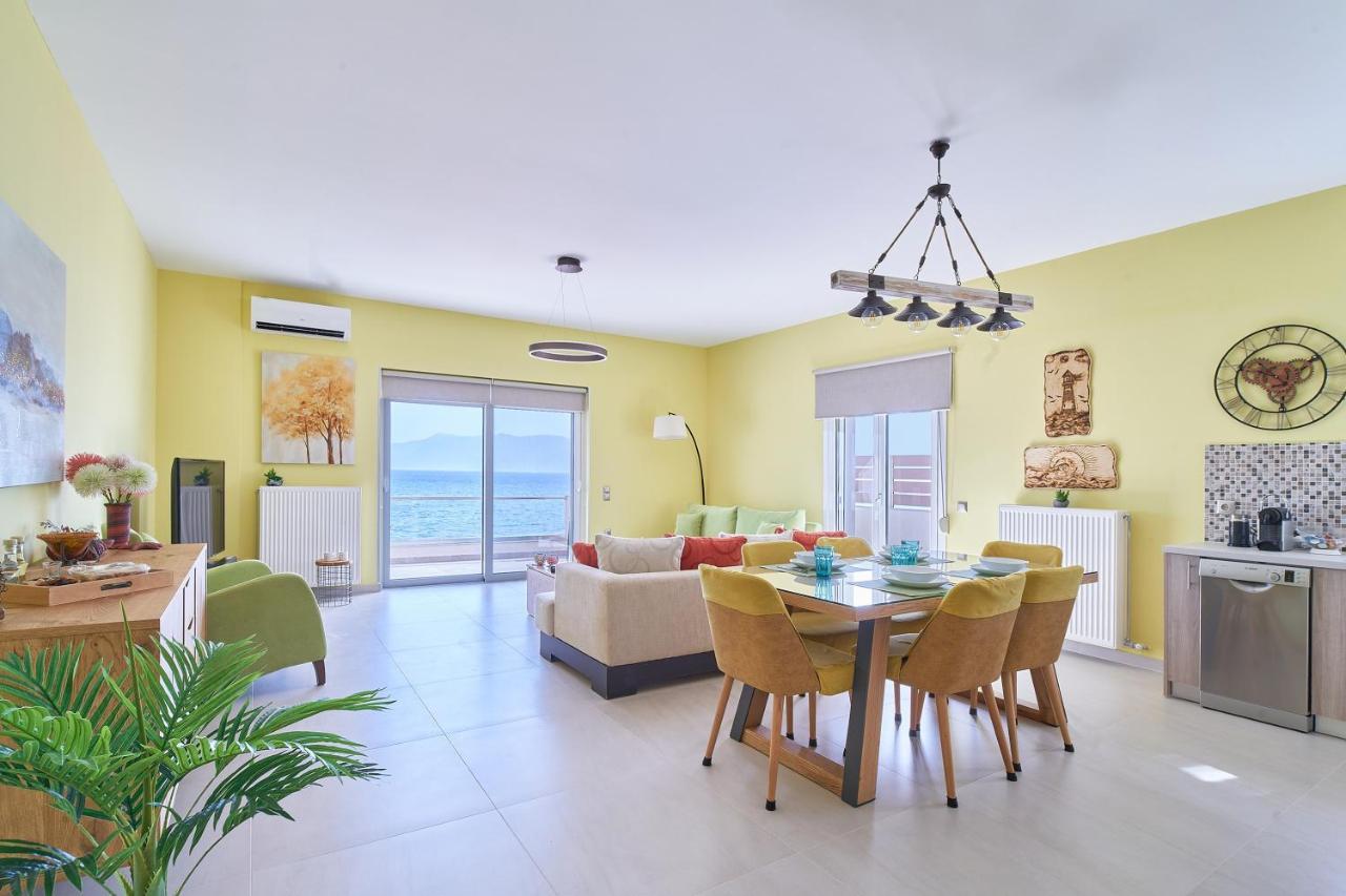 Seaside House Daire Kíssamos Dış mekan fotoğraf